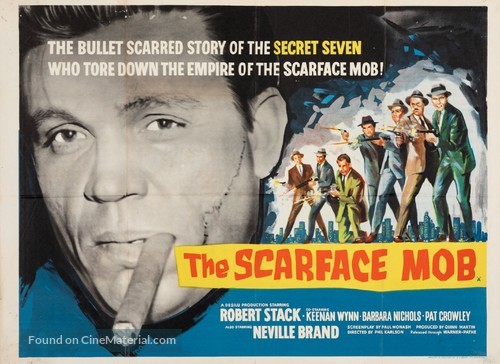 The Scarface Mob - British Movie Poster