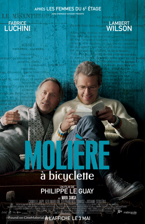 Alceste &agrave; bicyclette - Canadian Movie Poster