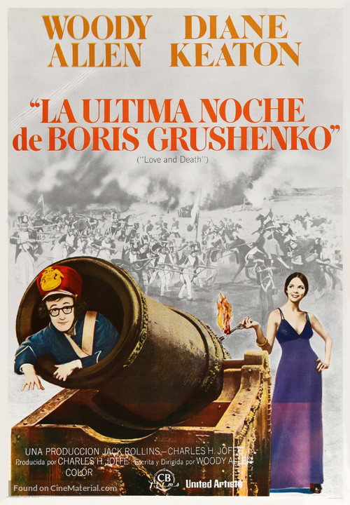 Love and Death - Spanish Movie Poster