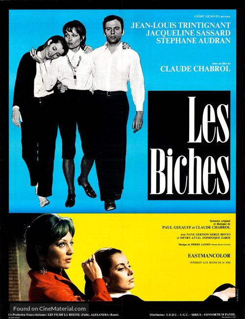 Les biches - French Movie Poster