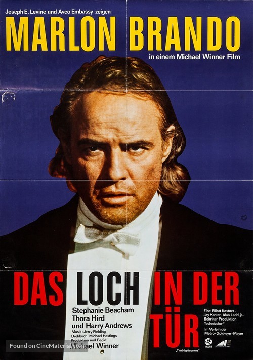 The Nightcomers - German Movie Poster