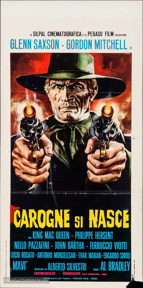 Carogne si nasce - Italian Movie Poster