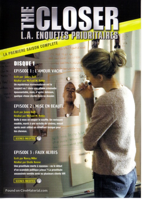&quot;The Closer&quot; - French DVD movie cover