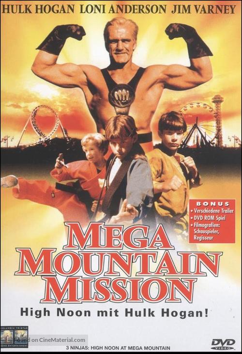 3 Ninjas: High Noon at Mega Mountain - German DVD movie cover