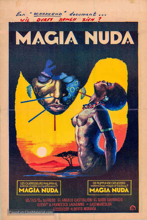 Magia nuda - Belgian Movie Poster