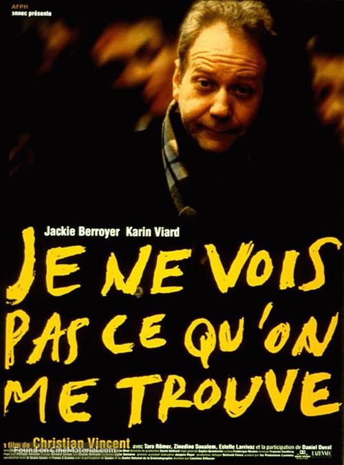 Je ne vois pas ce qu&#039;on me trouve - French Movie Poster