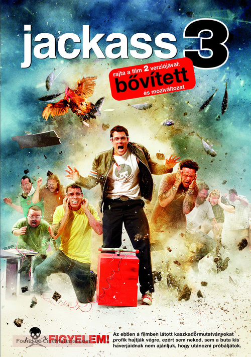 Jackass 3D - Hungarian DVD movie cover