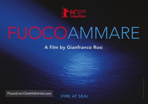 Fuocoammare - Italian Movie Poster