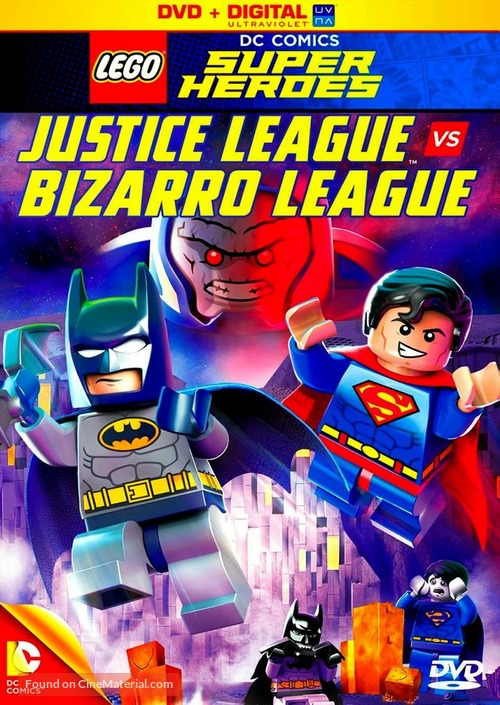 Lego DC Comics Super Heroes: Justice League vs. Bizarro League - DVD movie cover