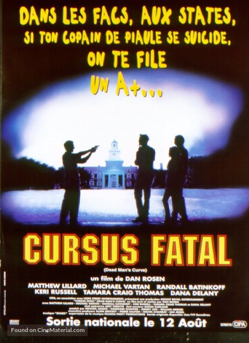 Dead Man&#039;s Curve - French Movie Poster