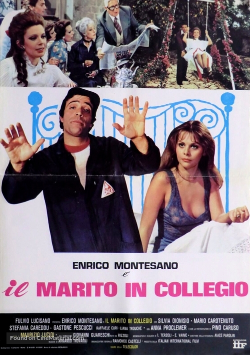 Il marito in collegio - Italian Movie Poster