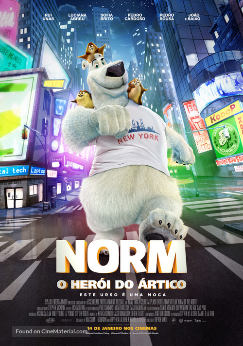 Norm of the North - Portuguese Theatrical movie poster