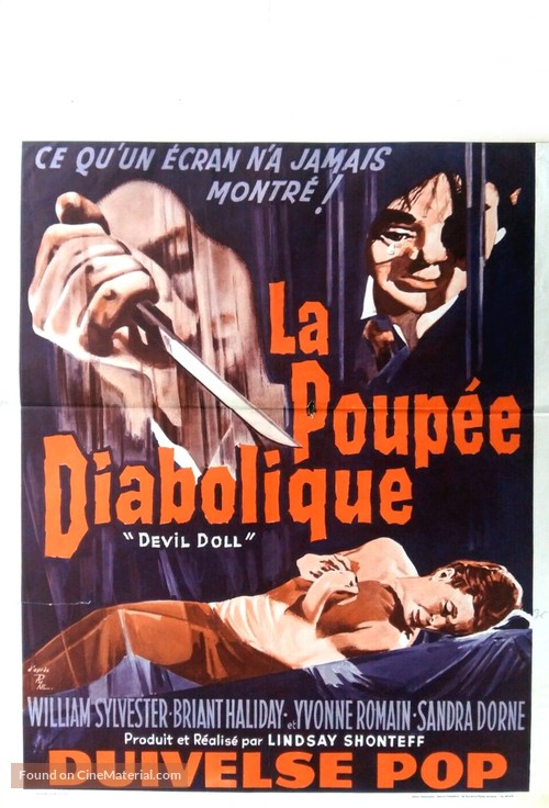 Devil Doll - Belgian Movie Poster