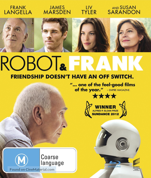 Robot &amp; Frank - Australian Blu-Ray movie cover