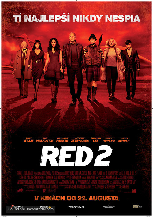 RED 2 - Slovak Movie Poster