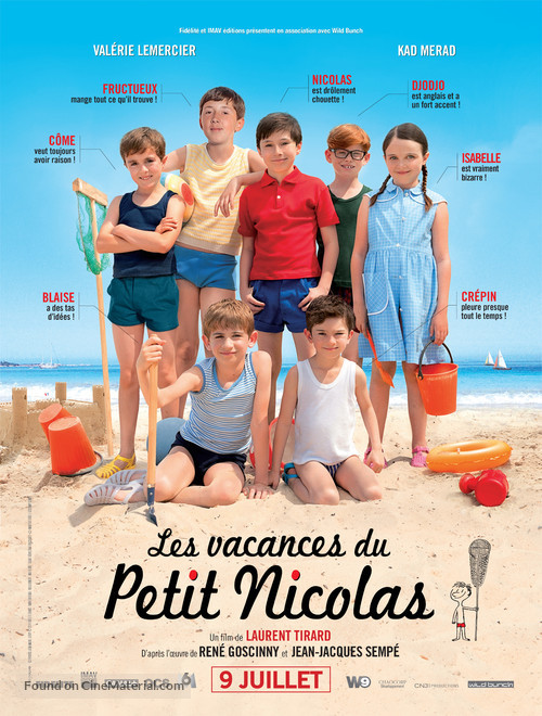 Les vacances du petit Nicolas - French Movie Poster