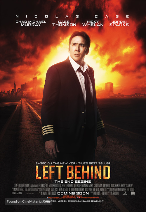 Left Behind - Canadian Movie Poster