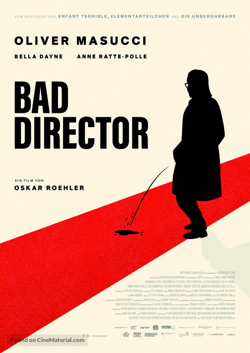 Bad Director - German Movie Poster