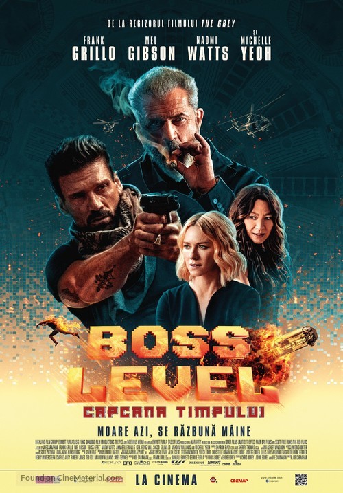 Boss Level - Romanian Movie Poster