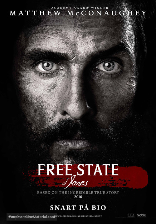 Free State of Jones - Swedish Movie Poster