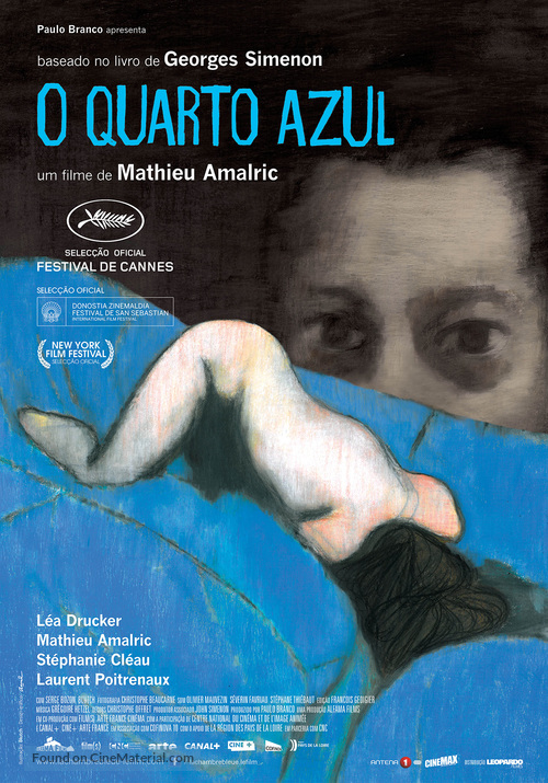 La chambre bleue - Portuguese Movie Poster