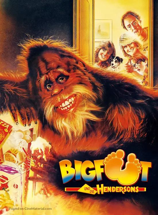 Harry and the Hendersons - German Movie Cover