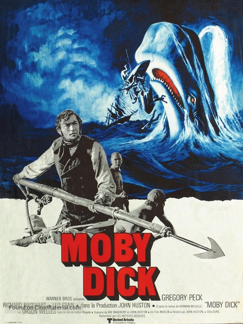 Moby Dick - French Movie Poster