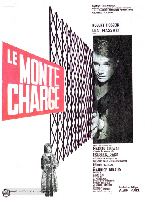 Le monte-Charge - French Movie Poster