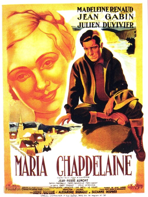 Maria Chapdelaine - French Movie Poster