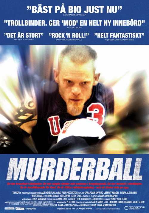 Murderball - Swedish Movie Poster