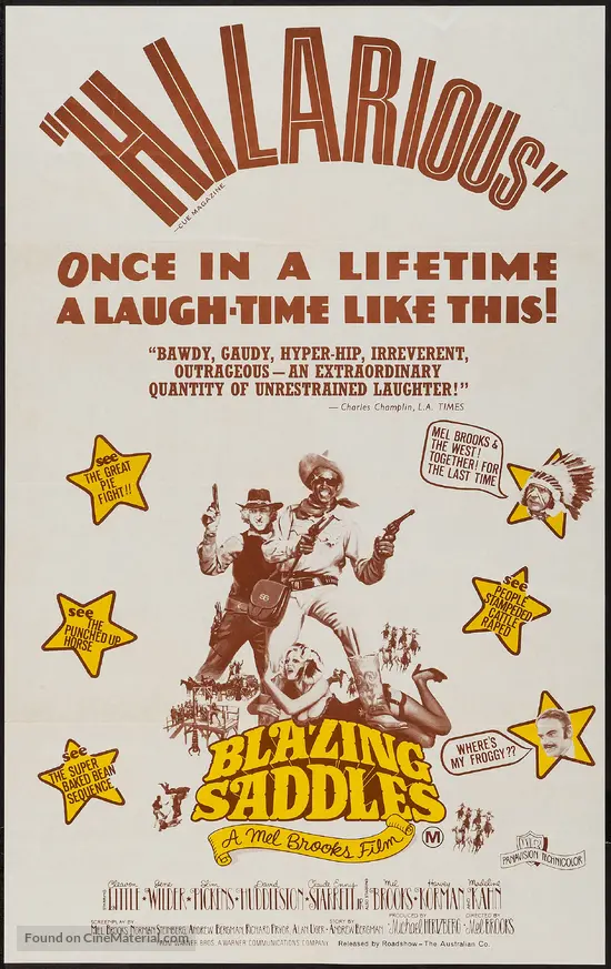Blazing Saddles (1974) movie poster