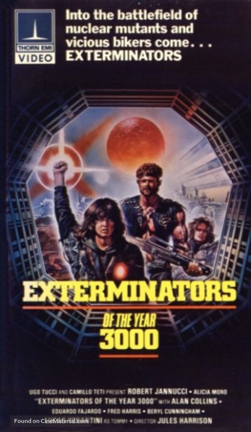 Exterminators of the Year 3000 - VHS movie cover
