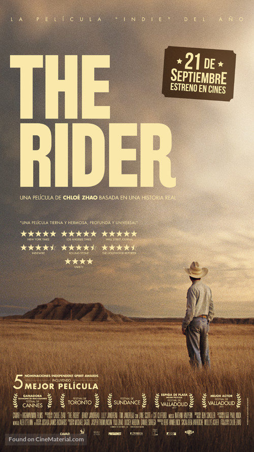 The Rider - Spanish Movie Poster