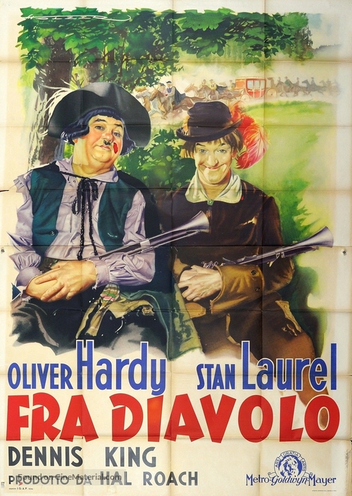 The Devil&#039;s Brother - Italian Movie Poster