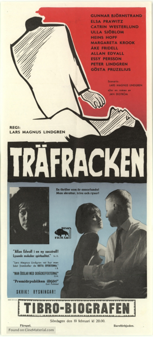 Tr&auml;fracken - Swedish Movie Poster