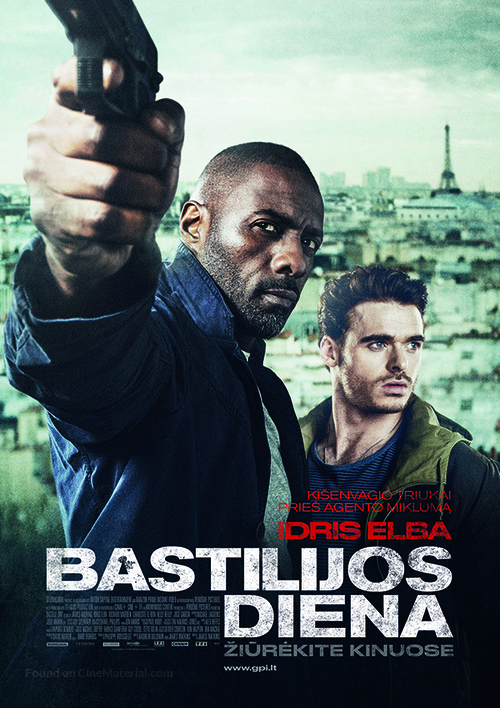 Bastille Day - Lithuanian Movie Poster