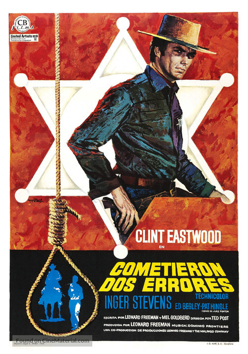Hang Em High - Spanish Movie Poster