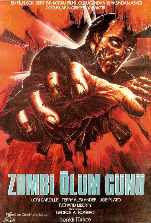 Day of the Dead - Turkish Movie Poster