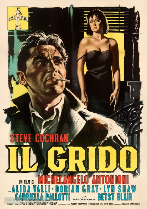 Il Grido - Italian Movie Poster