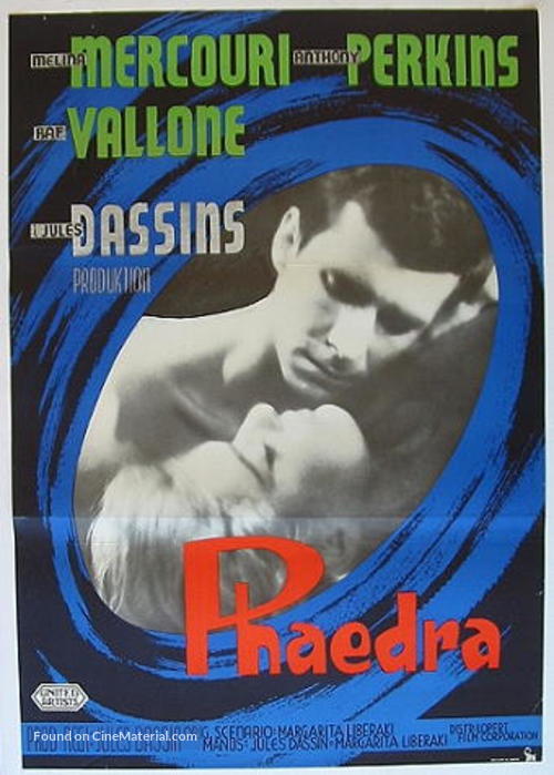 Phaedra - Swedish Movie Poster