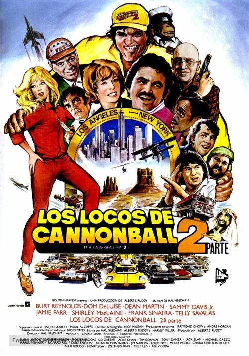 Cannonball Run 2 - Spanish Movie Poster