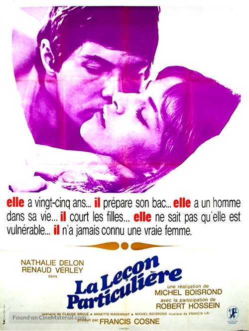 La le&ccedil;on particuli&egrave;re - French Movie Poster