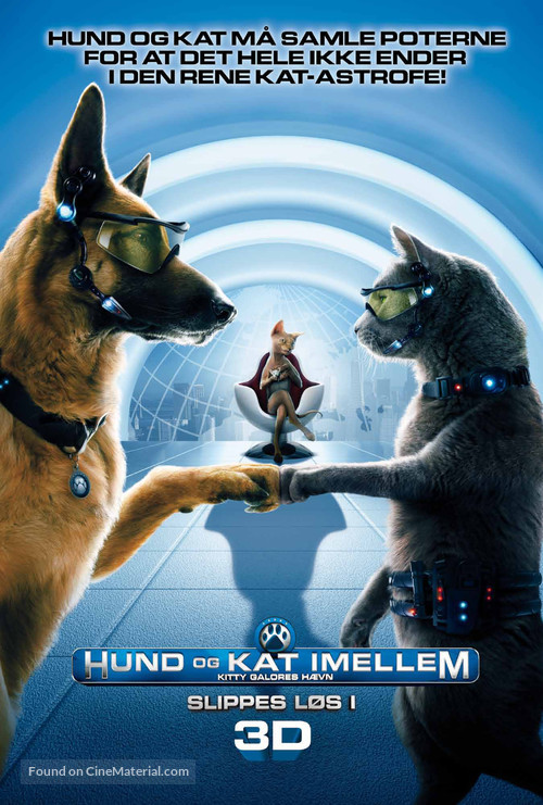 Cats &amp; Dogs: The Revenge of Kitty Galore - Danish Movie Poster