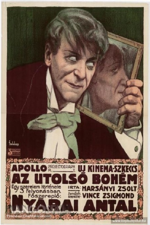 Az utols&oacute; boh&eacute;m - Hungarian Movie Poster