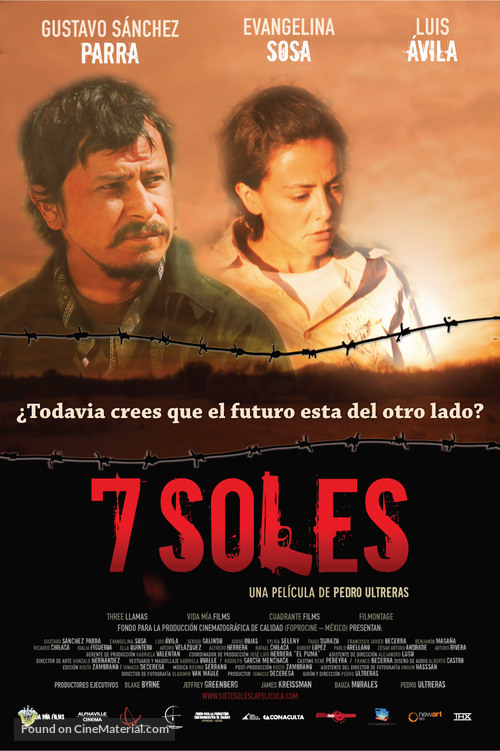 7 soles - Mexican Movie Poster