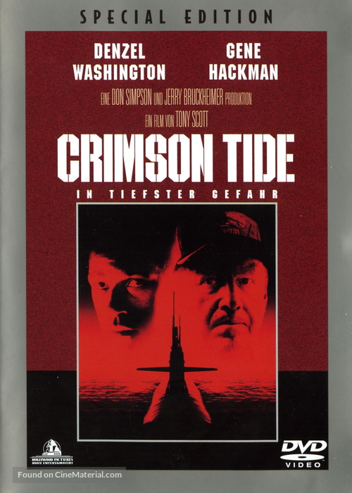 Crimson Tide - German DVD movie cover