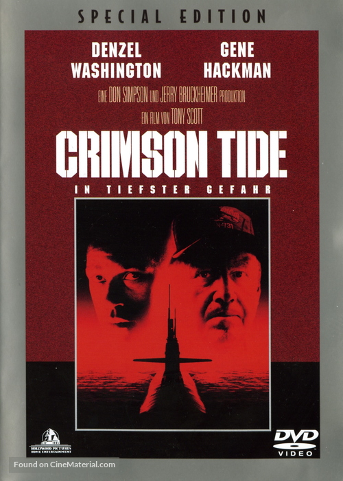 Crimson Tide - German DVD movie cover