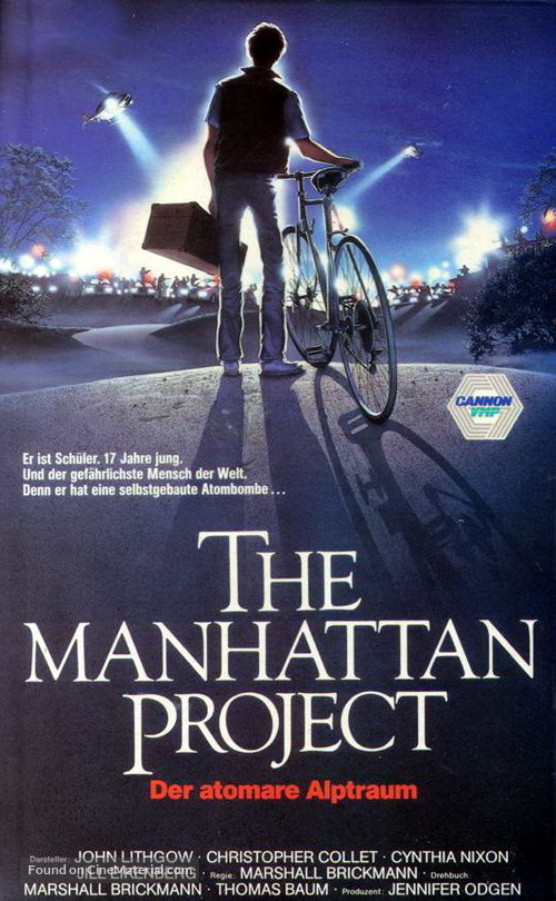 The Manhattan Project - German Movie Cover