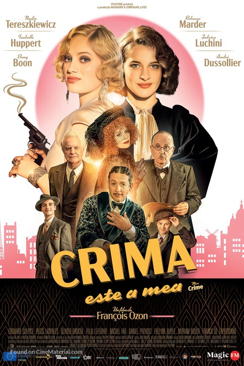 Mon crime - Romanian Movie Poster