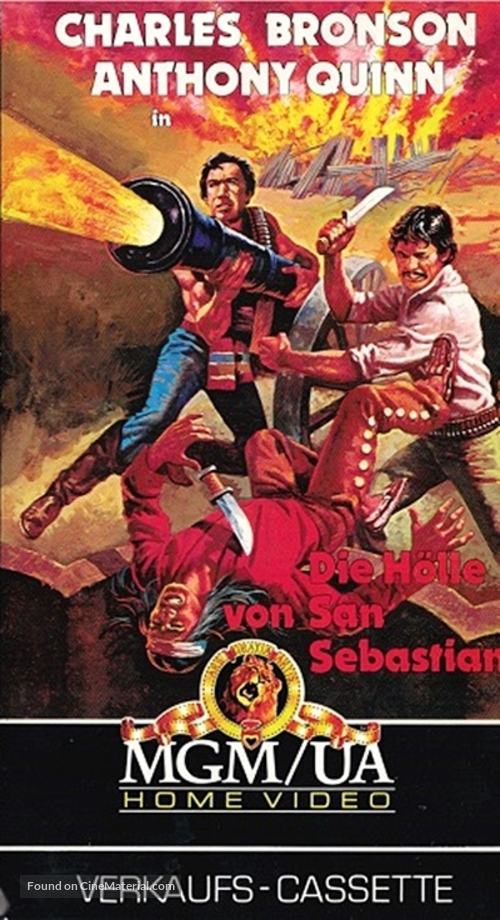 La bataille de San Sebastian - German VHS movie cover